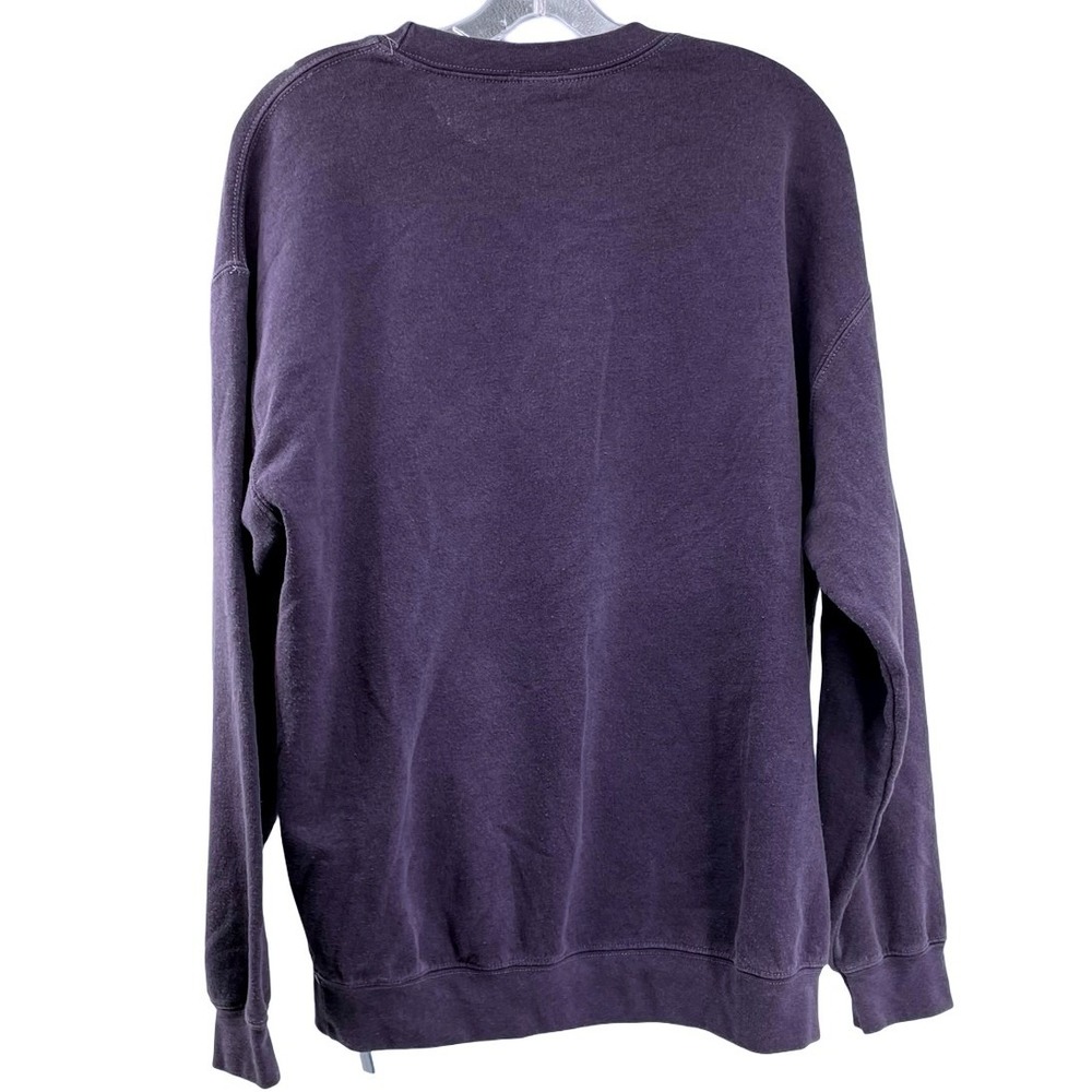 BDG Women's Sweatshirt Graphic Shinjuku Purple Cotton Blend Small - Picture 3 of 4